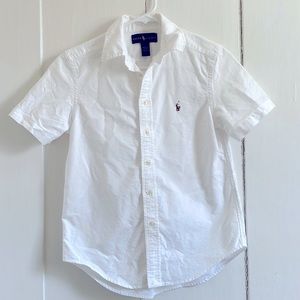 Ralph Lauren boys 10-12 short sleeve Oxford shirt